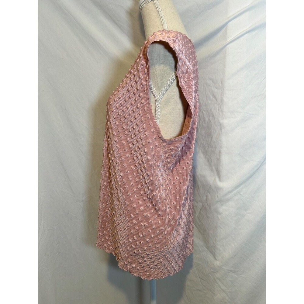 Vintage Brat Textured Bubble Ninety Sleeveless Top Size Large Y2k - Picture 3 of 7